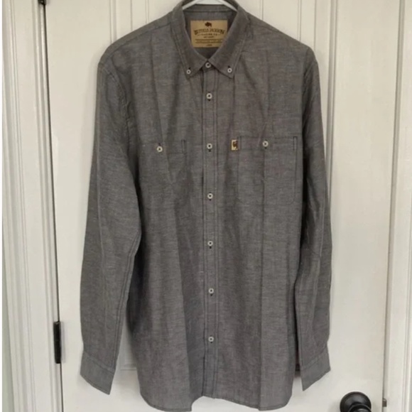 Buffalo Jackson Trading Co. Brand New Men’s button down Shirt 💯 Cotton M - Picture 1 of 4